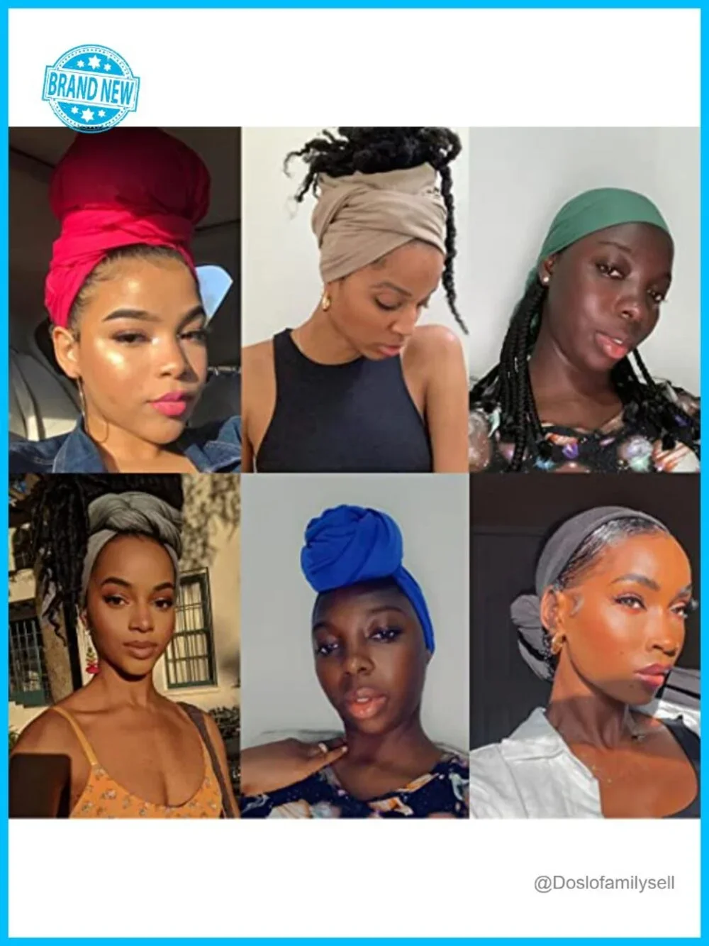 Stretch Jersey Turban Head Wrap Long Solid Scarf Shawl Hair Band Lightweight